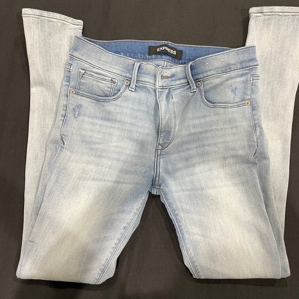 Express Stretch+ Denim Perfect Legging Mid rise 8R